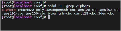 sshd ciphers