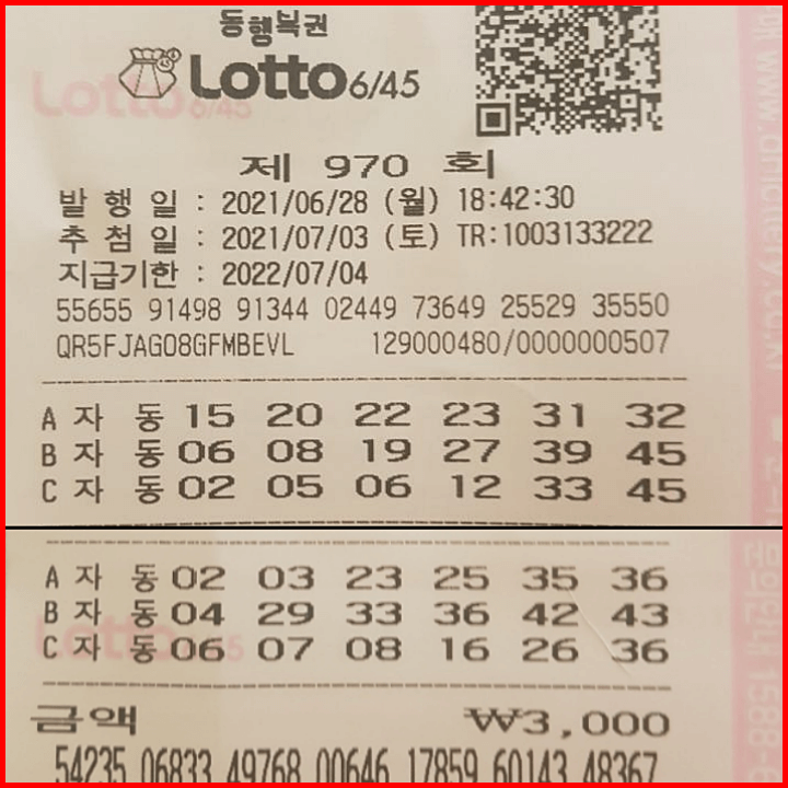  970회차 로또 1등 예상번호, 이번엔 이거 꼭 나온다.