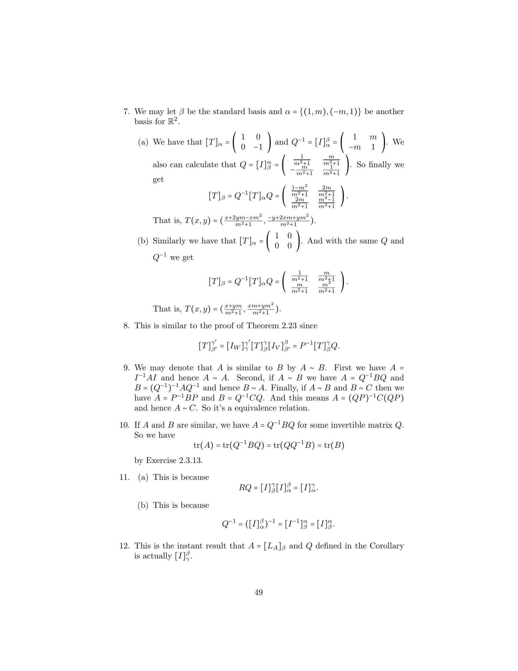 Solutions To Linear Algebra Stephen H Friedberg Fourth Edition Chapter 2