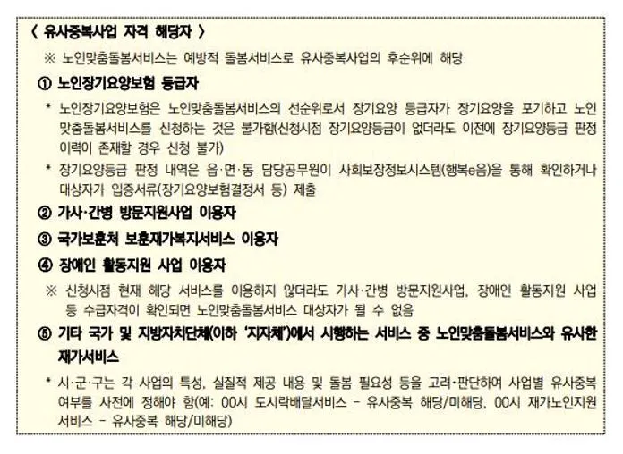 노인 생활지원사