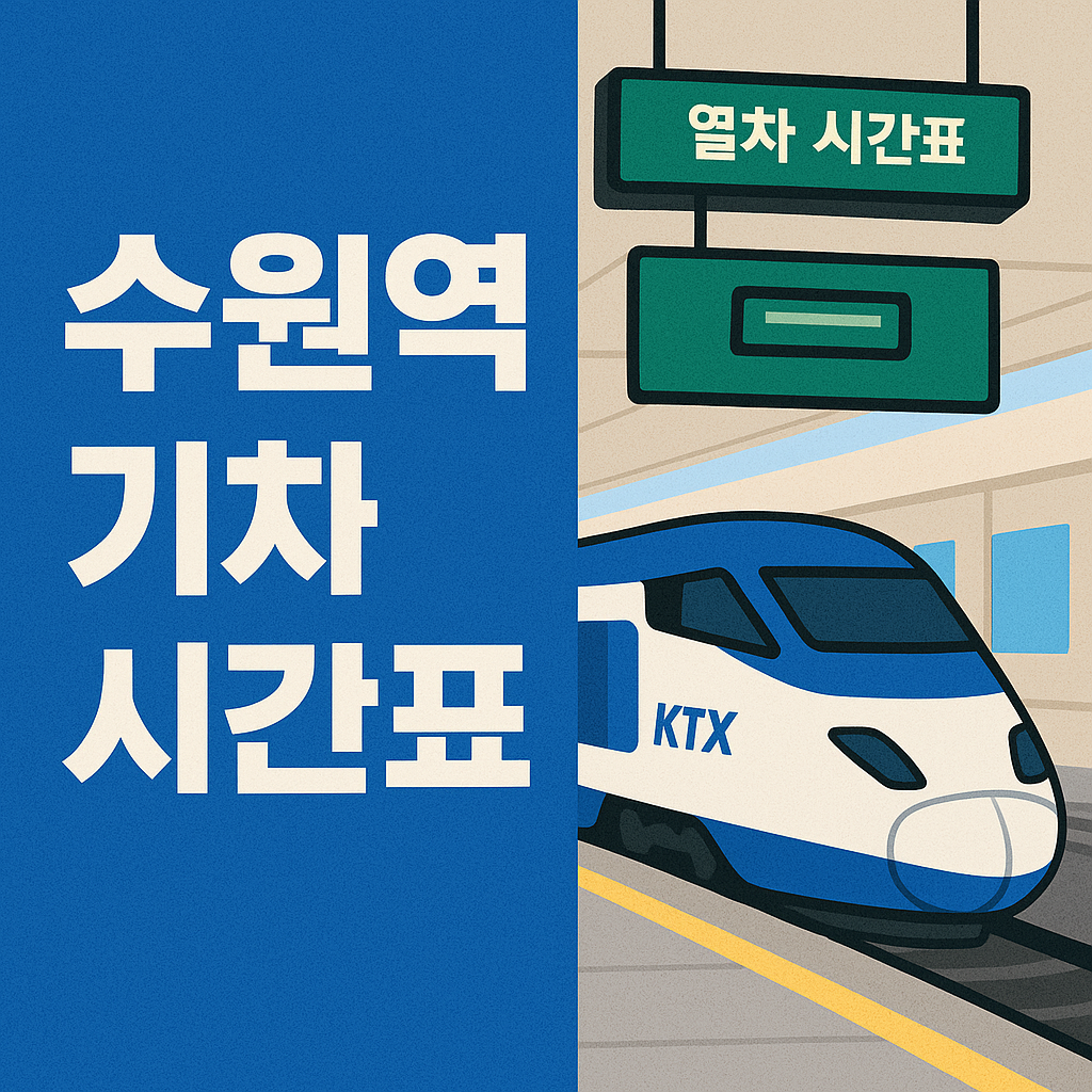 수원역 기차 시간표