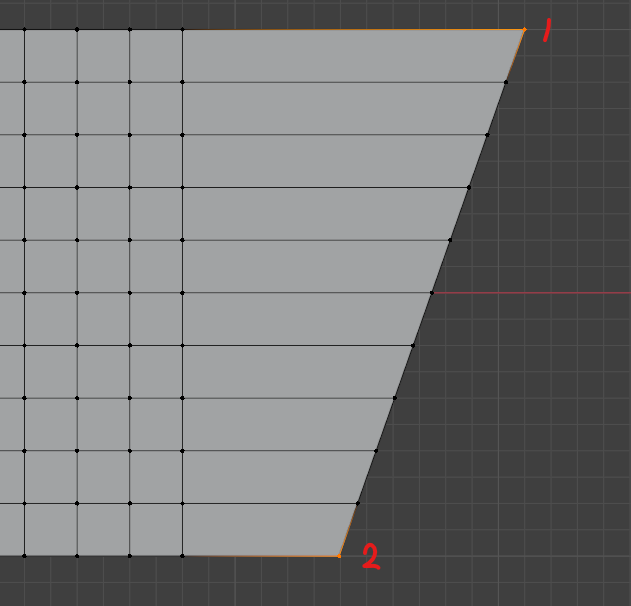 두 개의 버택스만 잡았을 때