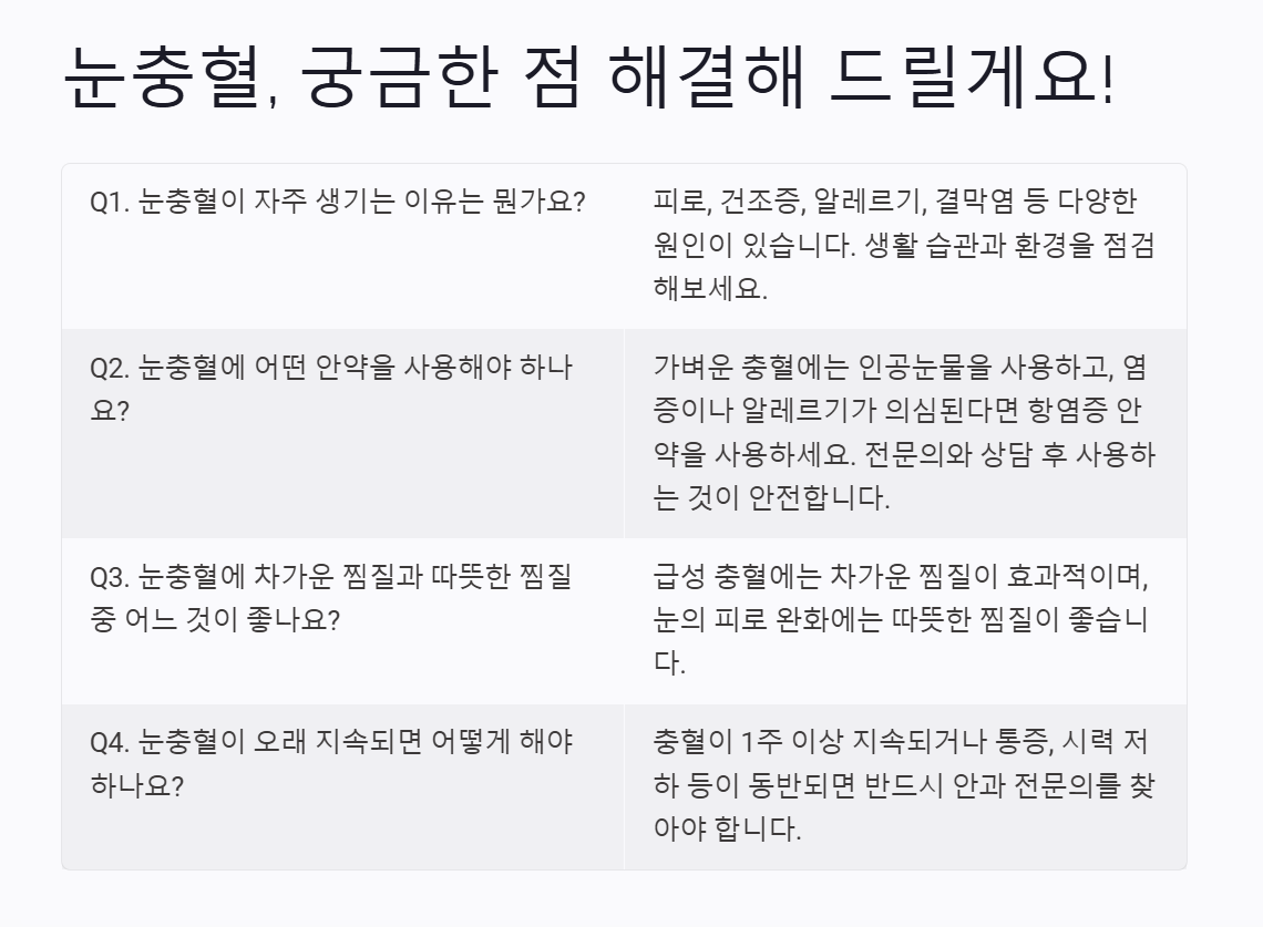 눈충혈