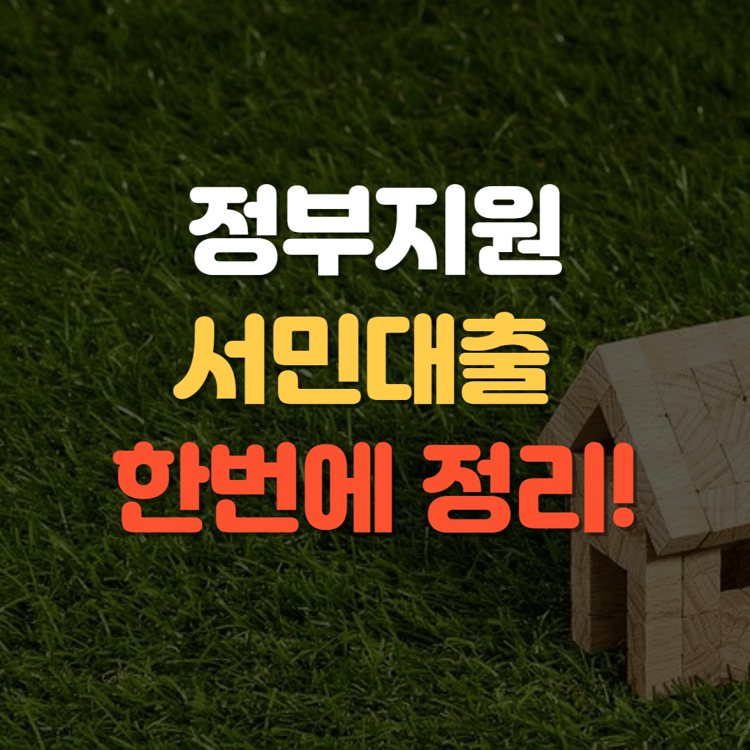 정부지원 서민대출