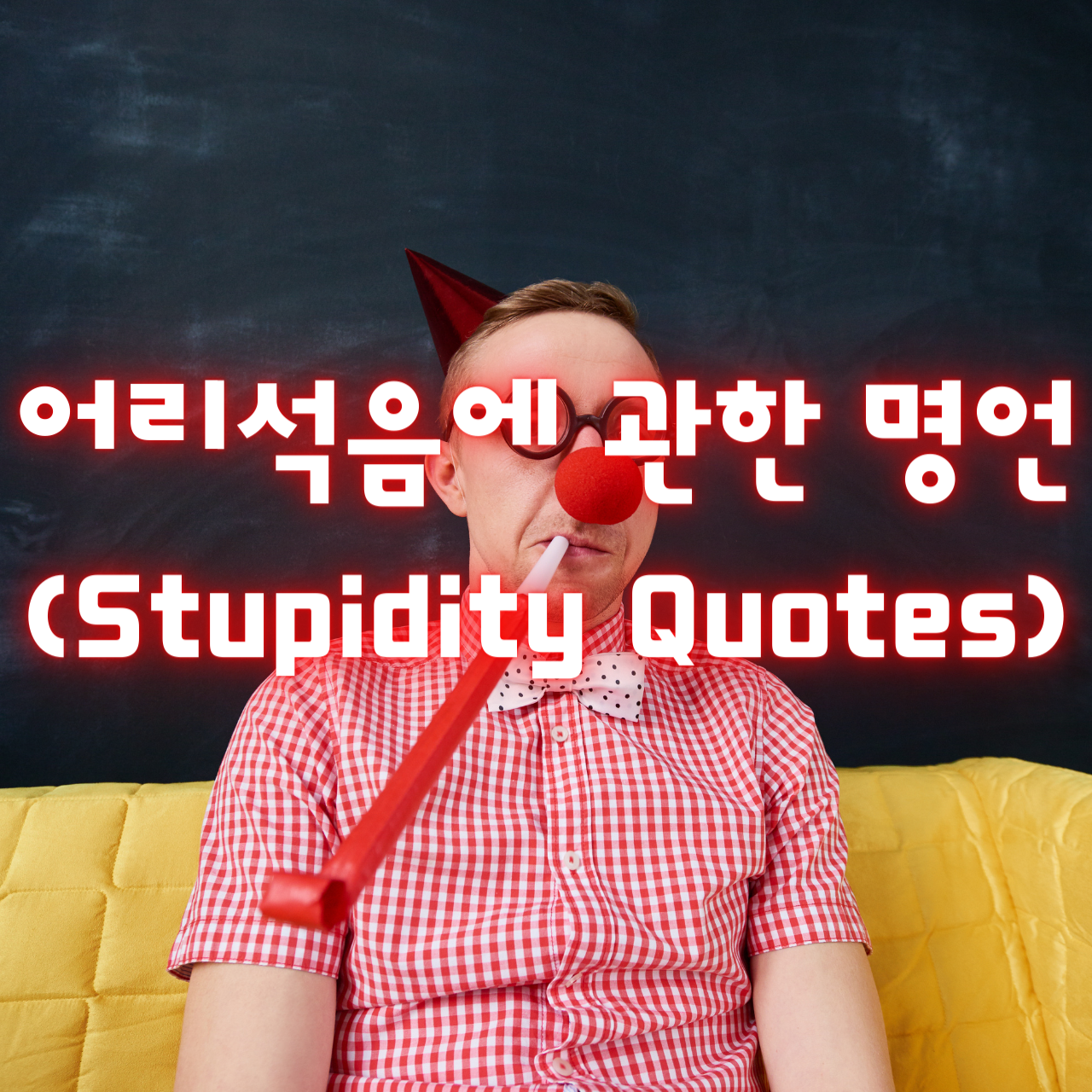 어리석음에 관한 명언 (Stupidity Quotes)