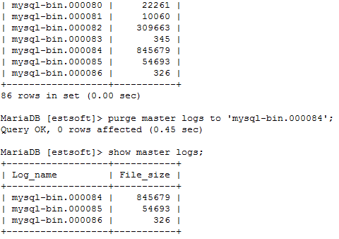  MySQL bin-log 정리 방법 및 셋팅