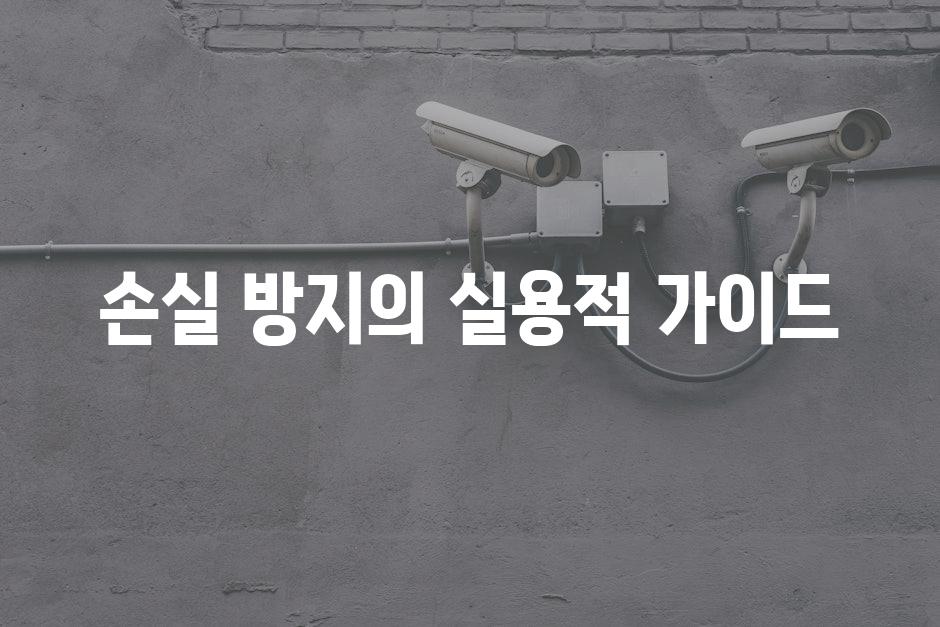 손실 방지의 실용적 가이드