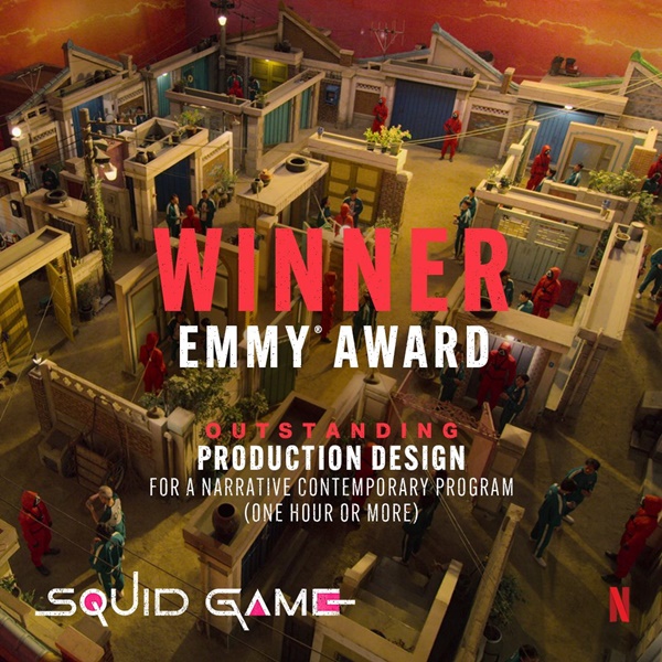 Winner Emmy award squid game