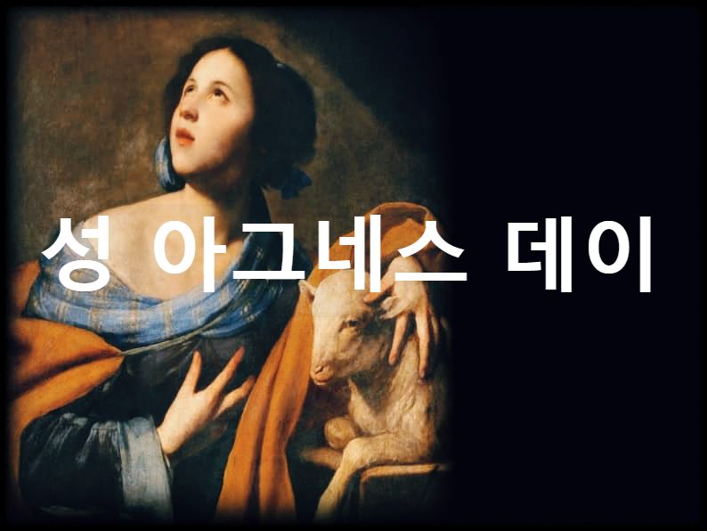  성 아그네스 데이 : 기독교에서 기리는 성인 중 한 명인 아그네스의 축일