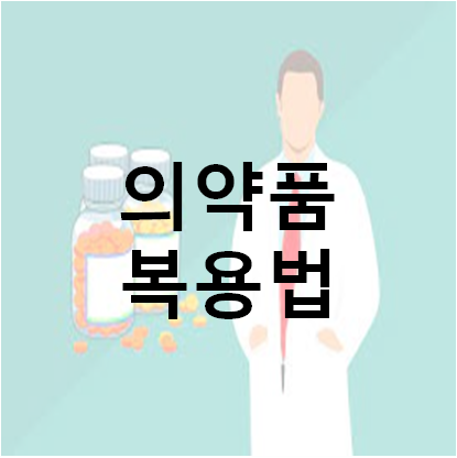  [의약품 복용법] 비타민, 건기식 복용법과 혈중농도