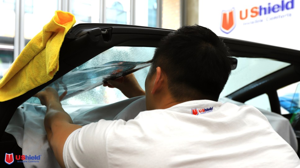 람보르기니 Urakan Evo RWD 스파이더 - Ushield Abys Tinting, PPF 작업 검토 75