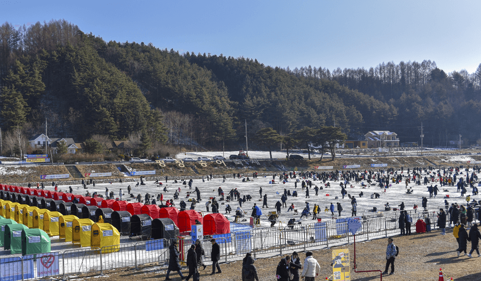 축제-평창송어축제-텐트