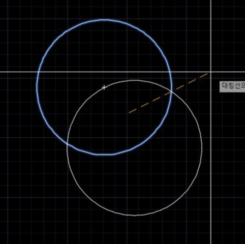기준점 지정 후 대칭 복사하기