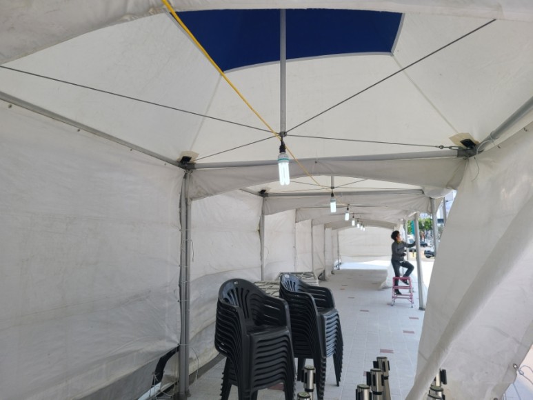 대구, 경상북도, 경남전시관 대여업체에 야외행사에 필요한 텐트 전시 부스 설치 15