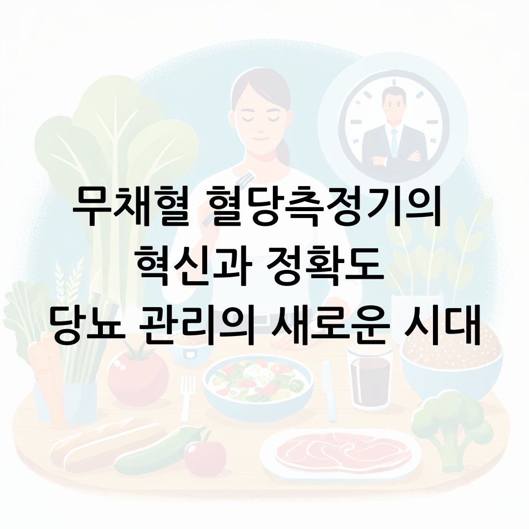 무채혈 혈당측정기의 혁신과 정확도 당뇨 관리의 새로운 시대 썸네일