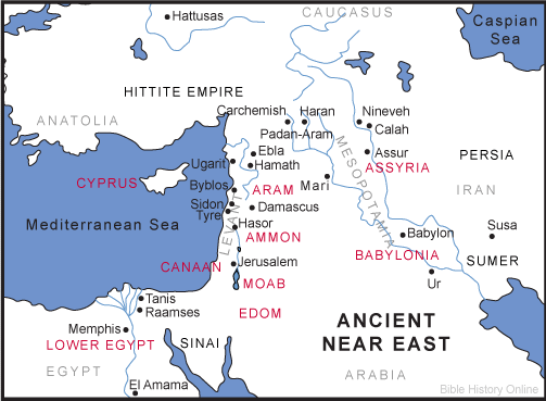 고대근동 지도