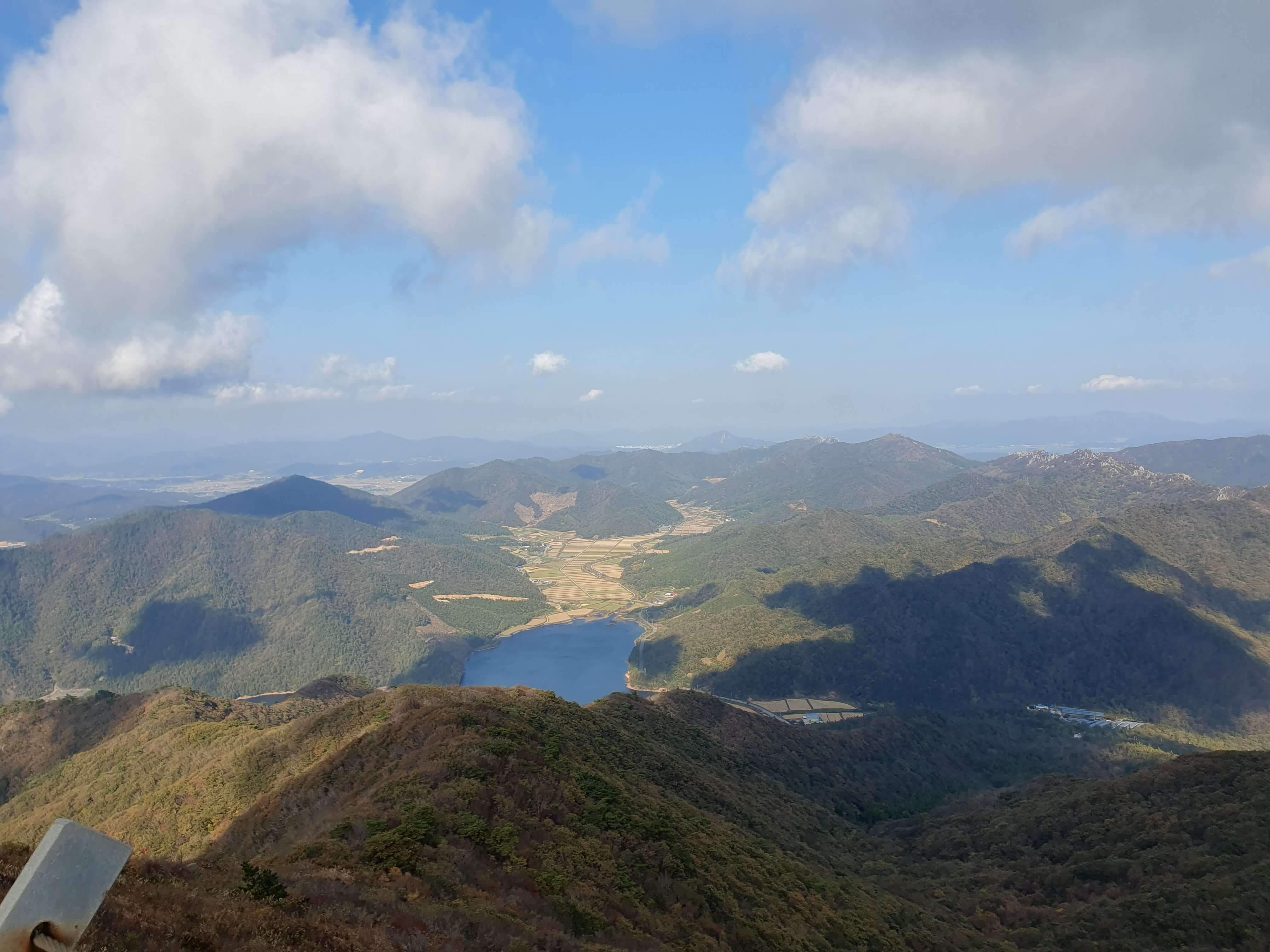 두륜산케이블카 상부역사에서 바라본 풍경