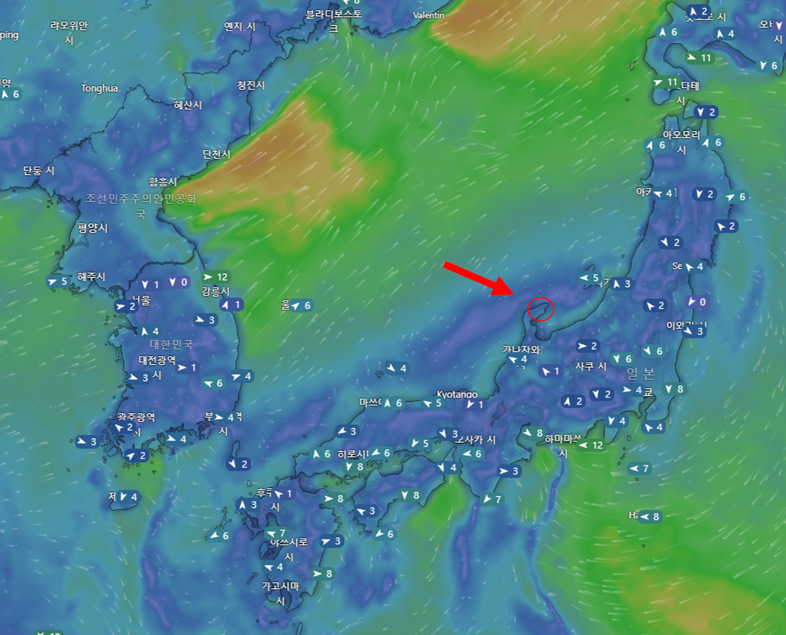 일본 지진 발생 지역