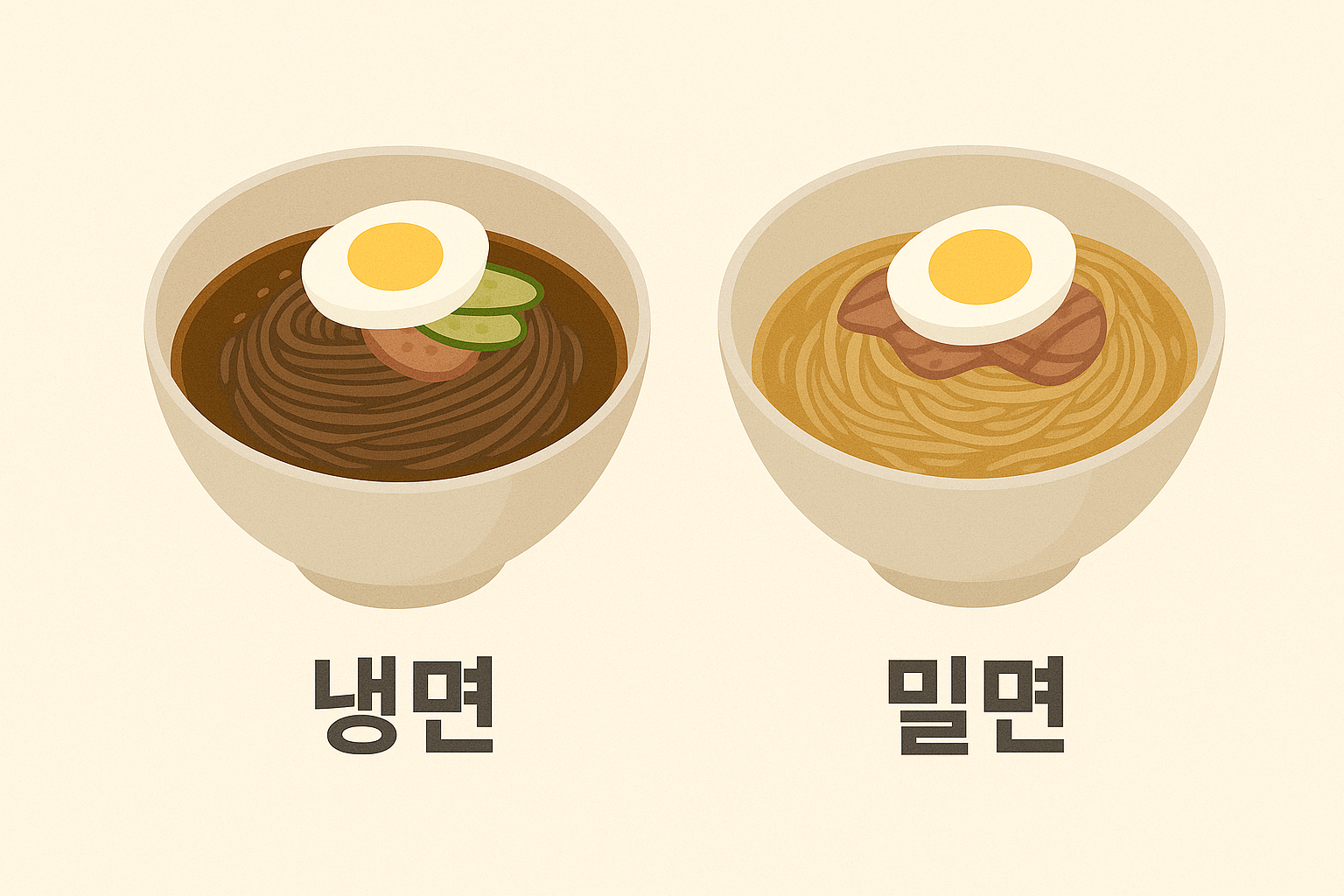밀면의 유래와 냉면과의 차이, 알고 먹으면 더 맛있는 이야기