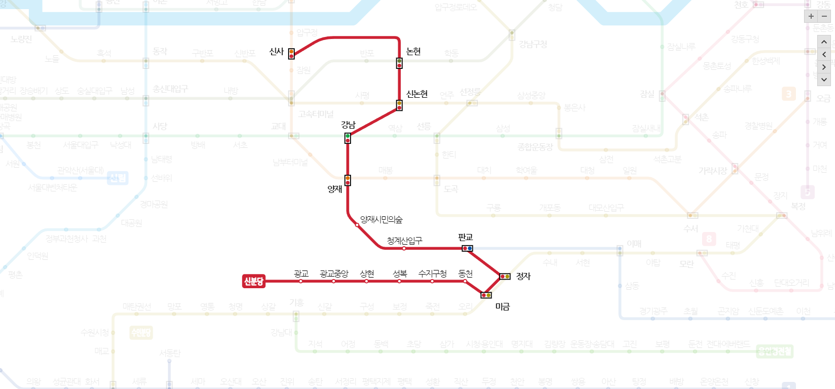 서울 지하철 노선도 크게 보는 방법