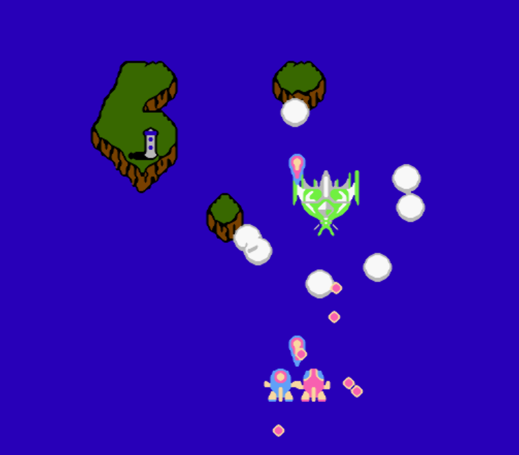  트윈비 - 스테이지 3 (패미컴 & FAMICOM / 고전게임 강제 세이브 파일 다운로드)