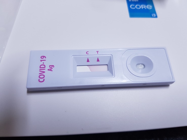 디바이스에 용액 번지기
