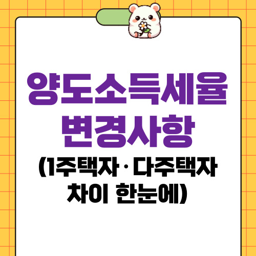양도소득세율