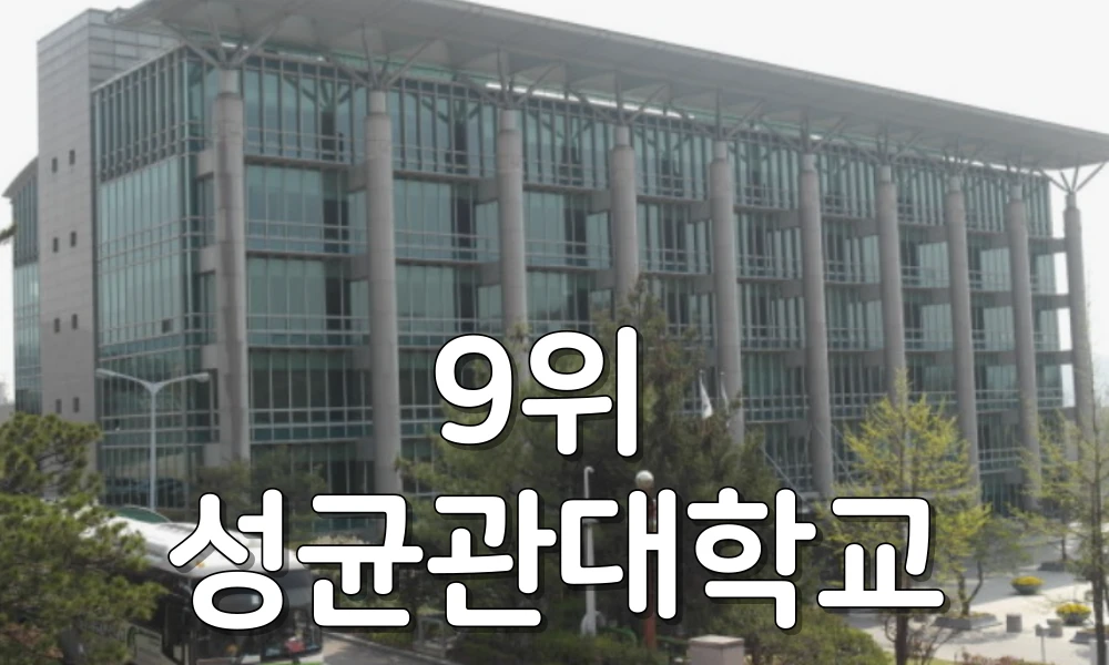 미대순위 9위 성균관대학교