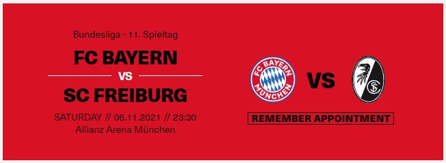 BAYERN VS SC FREIBURG