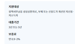 햇살론 대출자격 조건 햇살론 뱅크 서민금융진흥원 저신용자 한도 금리