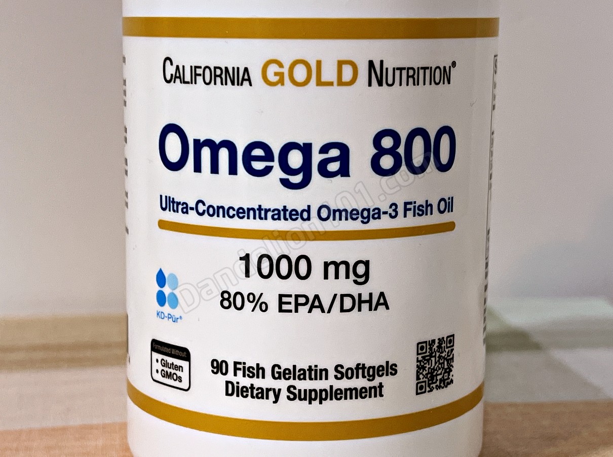 캘리포니아 골드 뉴트리션 오메가 800 (CALIFORNIA GOLD Nutrition Omega 800) 전면 표지