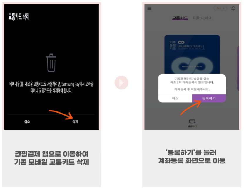 출처: 티머니 - 기후동행 모바일카드 등록하기