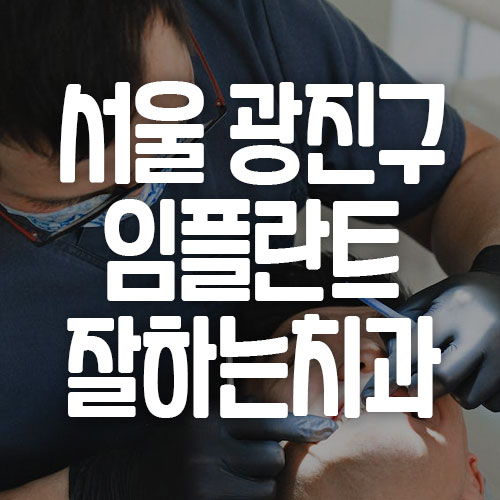 서울 광진구 임플라늩 잘하는 치과 가격