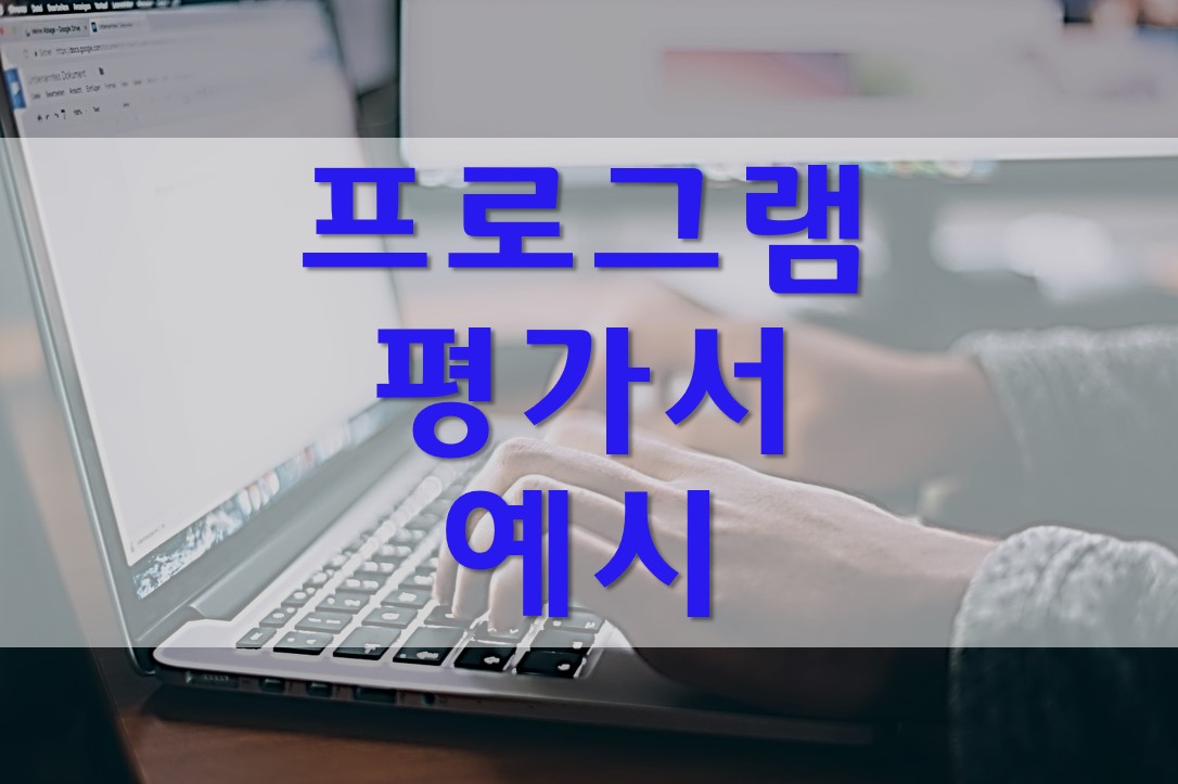  프로그램 평가서 예시/성인 장애인 여가 프로그램