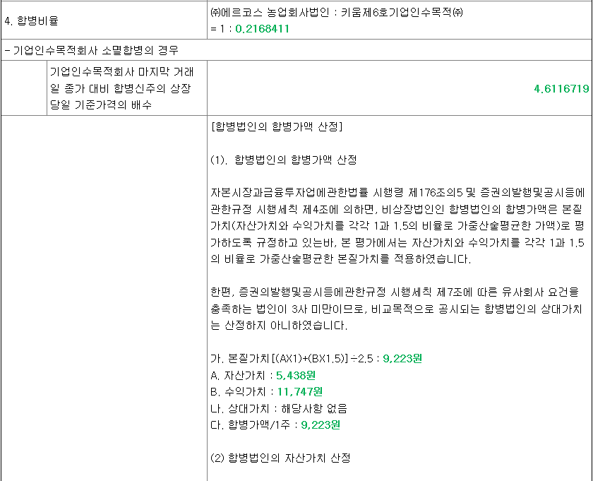 주식회사 에르코스 농업회사법인 이미지