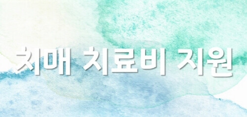  2023 치매치료비 지원사업의 수급 절차 및 방법