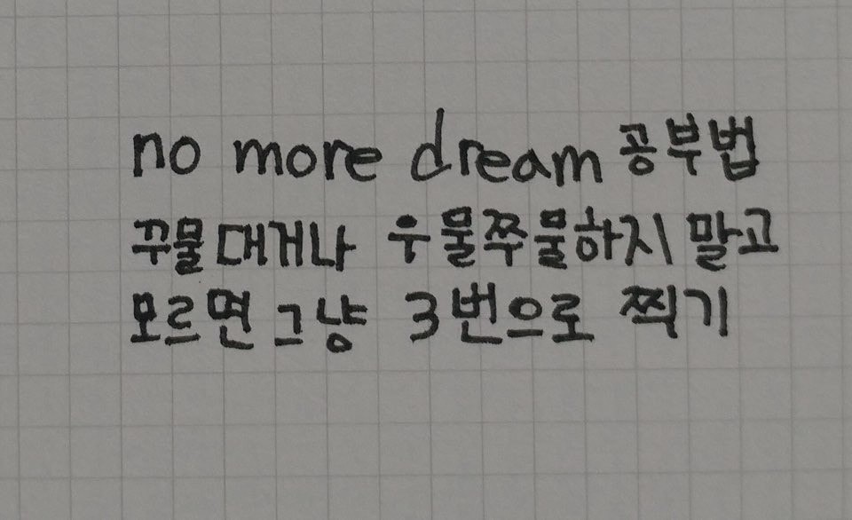  아미들의 공부법