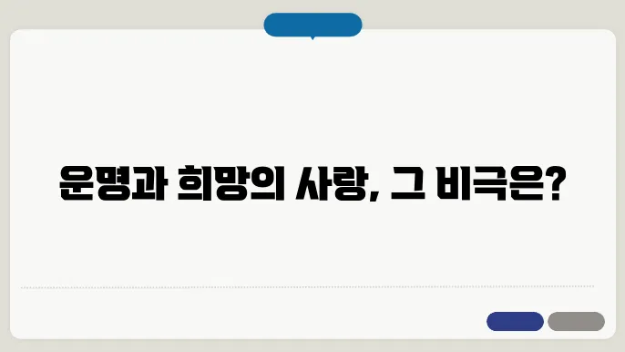 미스터 션샤인 - 구한말 시대의 애절한 러브슠 