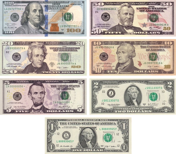 미국 달러 지폐&#44; US Dollar Bill