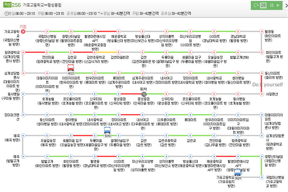 256번-상세노선