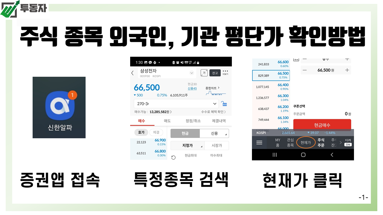 신한알파앱-기관-외국인-평단가-확인(1)