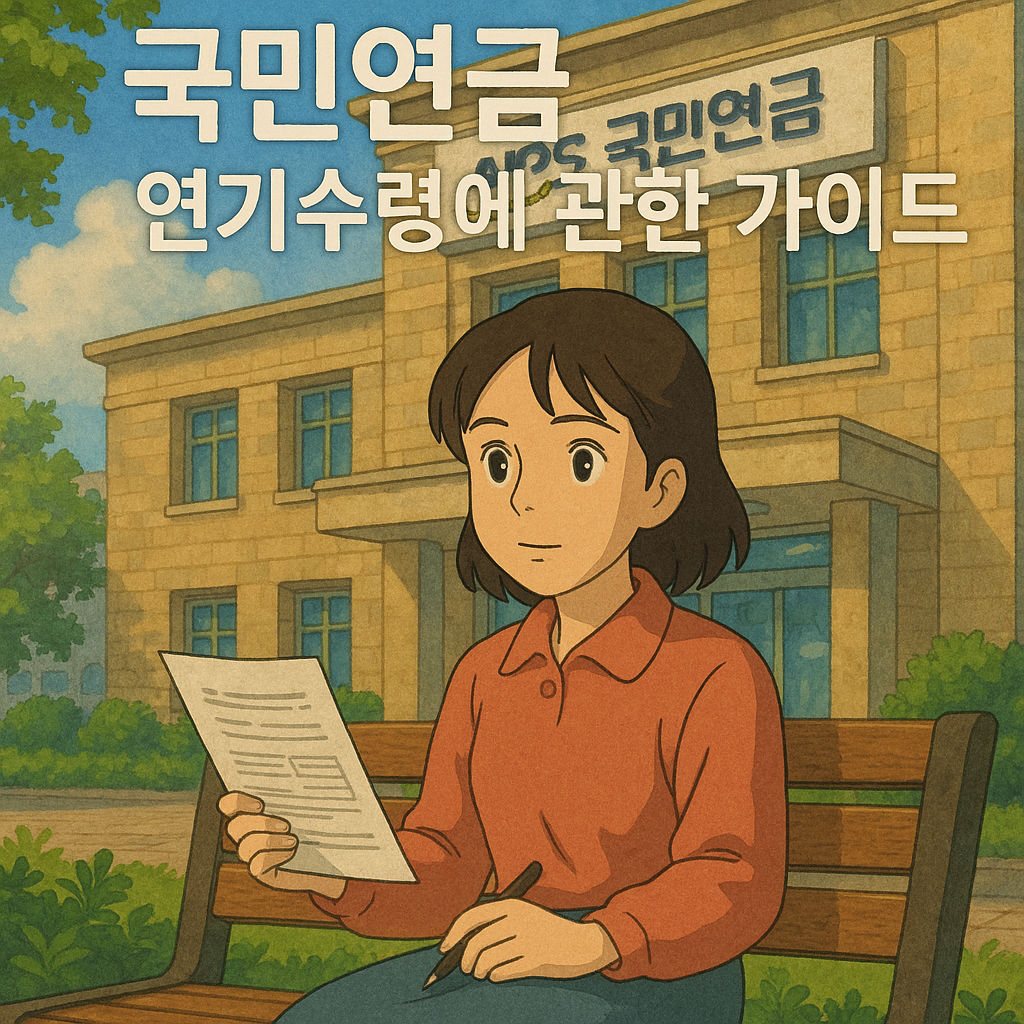 국민연금 연기수령 조건, 수령액 비교, 신청 요령, 추천 대상 총 정리