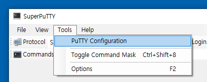  Putty,SuperPutty 설정 알아보기