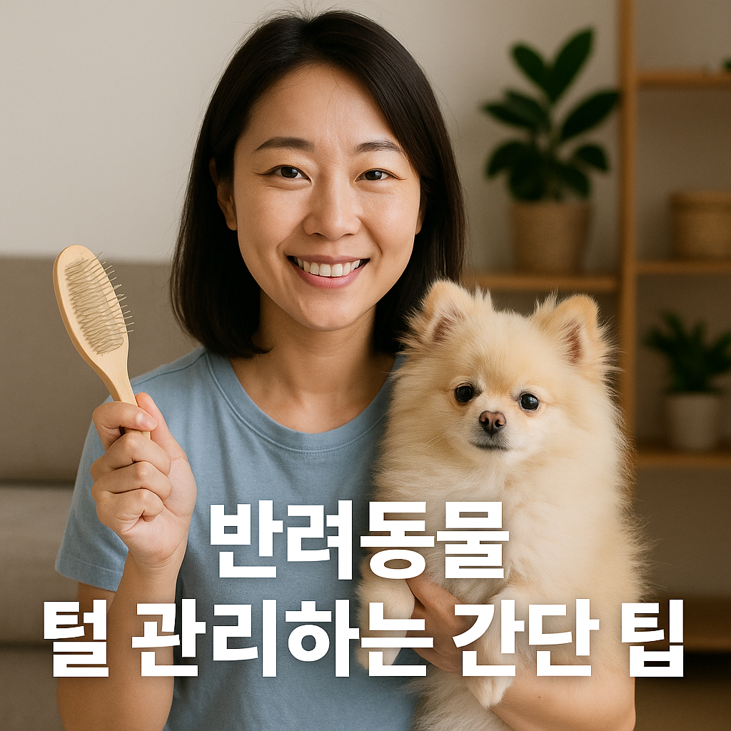 반려동물 털 관리하는 간단 팁