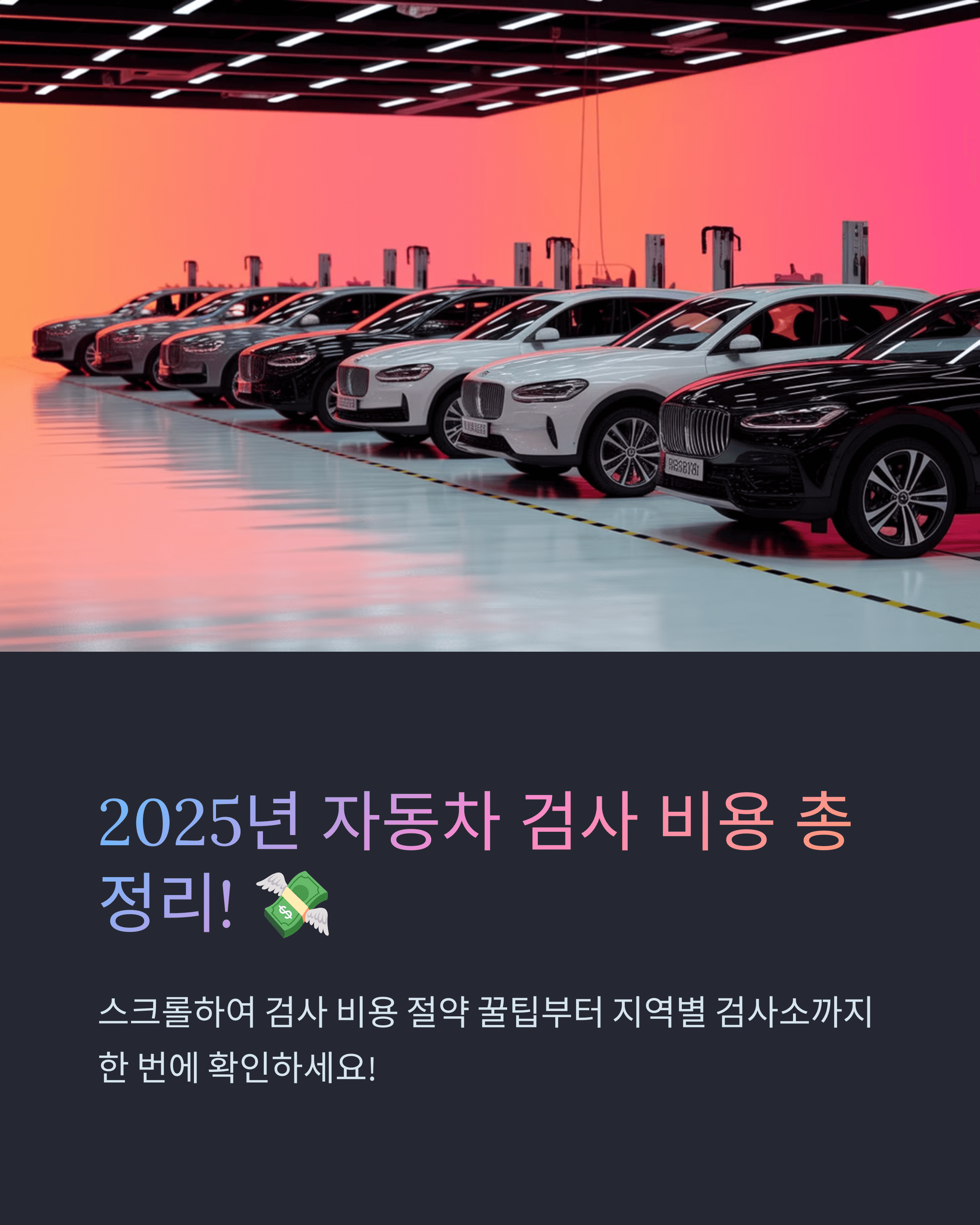 2025년부터 자동차 검사 비용