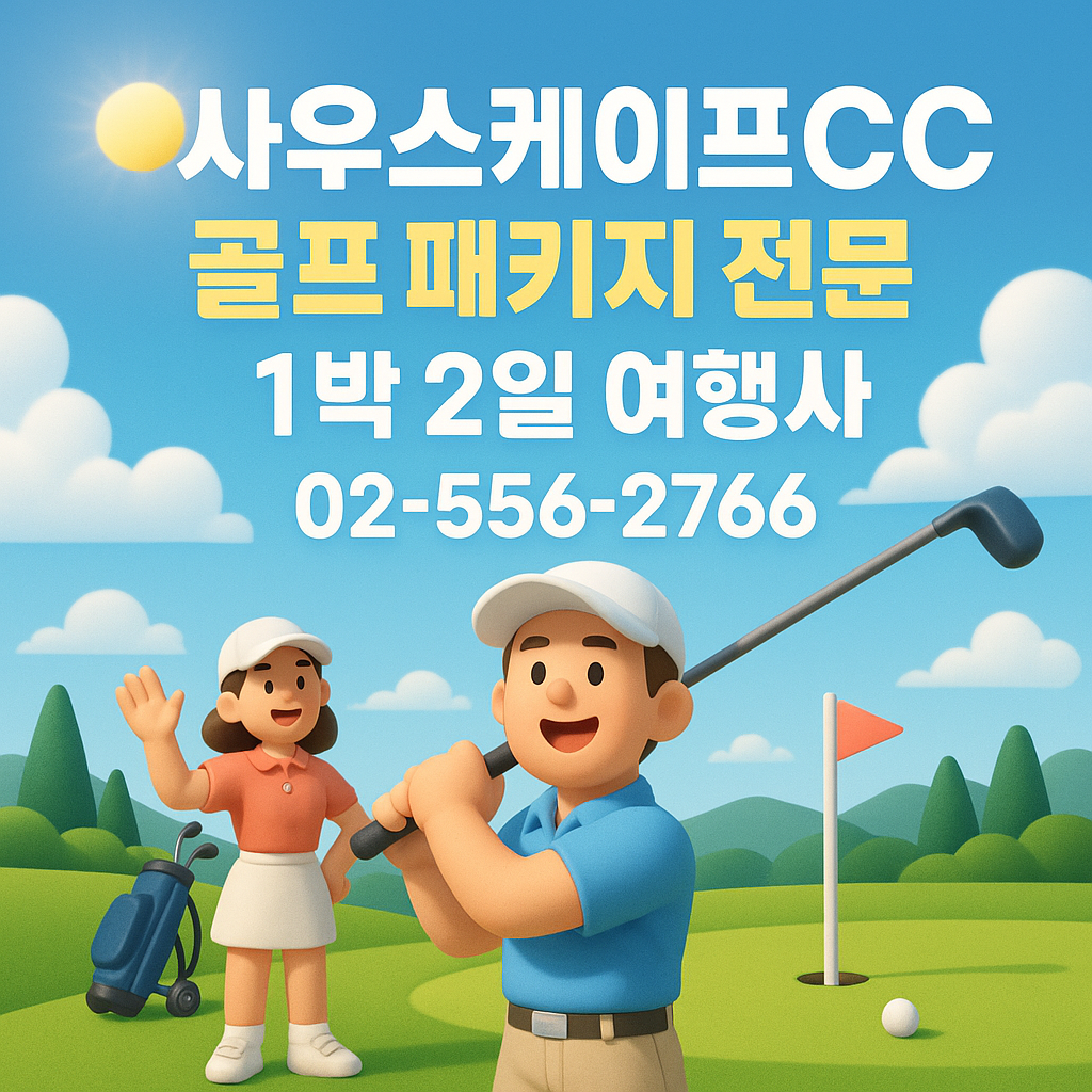 사우스케이프cc 예약 1박 2일 골프 패키지 가격 및 날씨 (5월 13일)