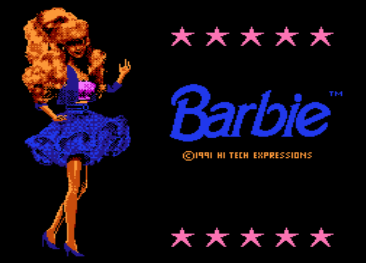  NES ROMS - Barbie (EUROPE / 유럽판 롬파일 다운로드)