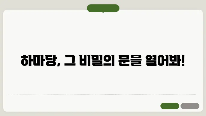 하마당 이미지