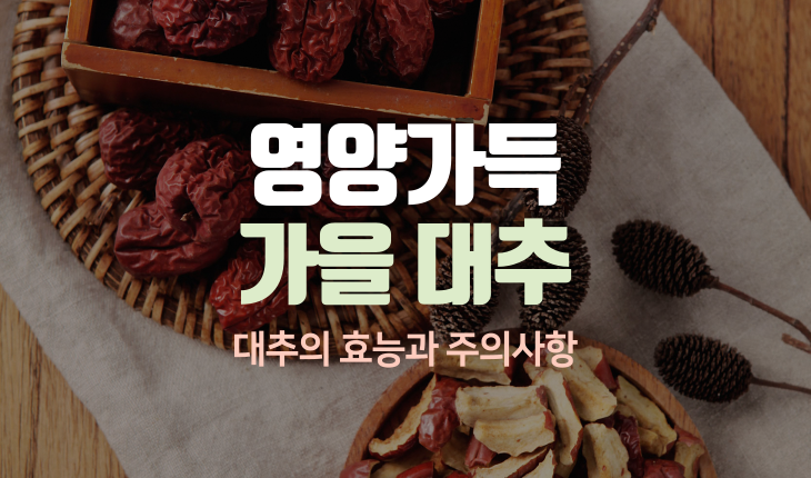  생대추 영양과 건강정보