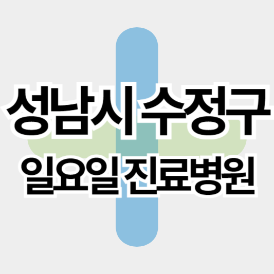 성남시수정구_일요일진료병원_썸네일